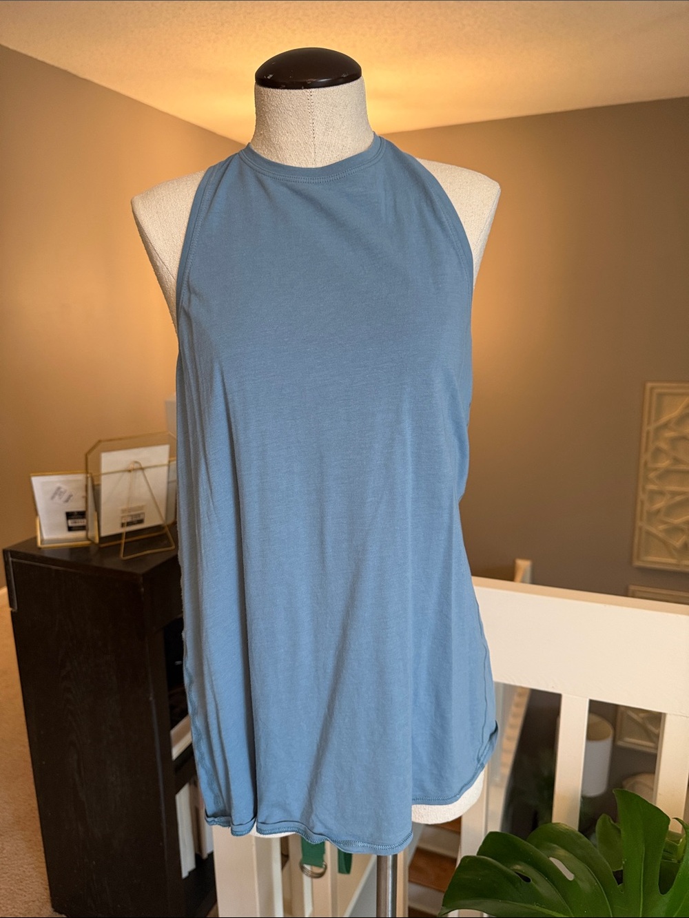 Lululemon Blue Tie-Back Tank